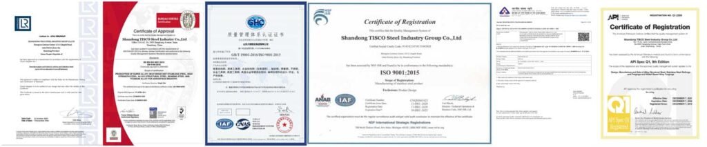 Our Certifications